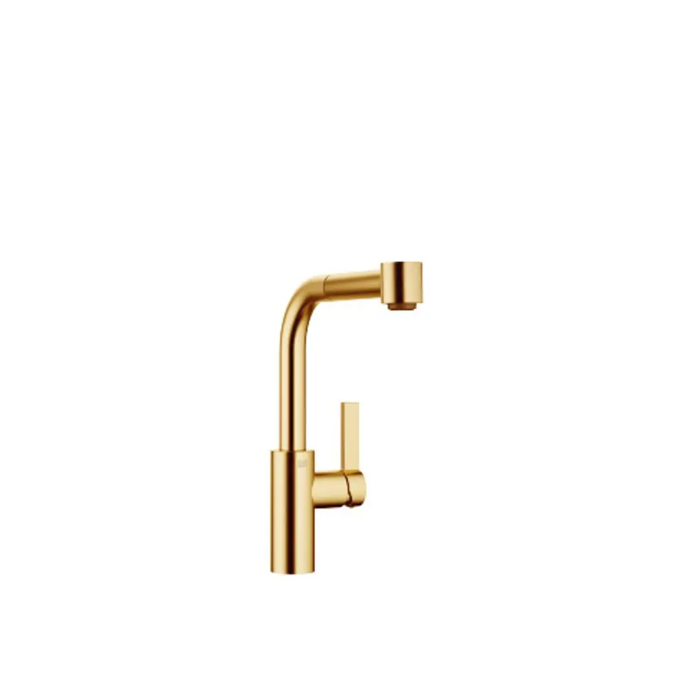 DORNBRACHT Einhebelmischer Pull-out mit Brausefunktion ELIO 33870790 Messing gebürstet (23kt Gold), 33870790-28 Galeriebild 1